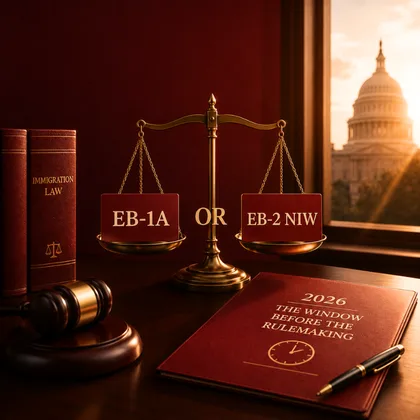 EB-1A and EB-2 NIW filing window before 2026 rulemaking