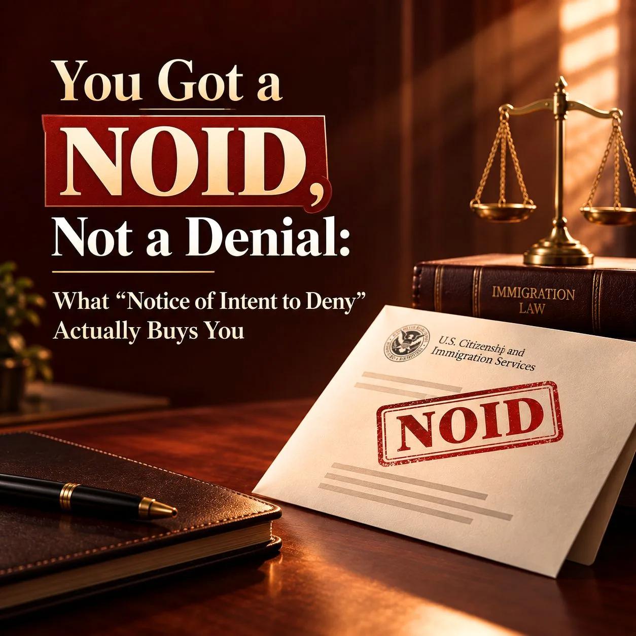You Got a NOID, Not a Denial: What “Notice of Intent to Deny” Actually Buys You